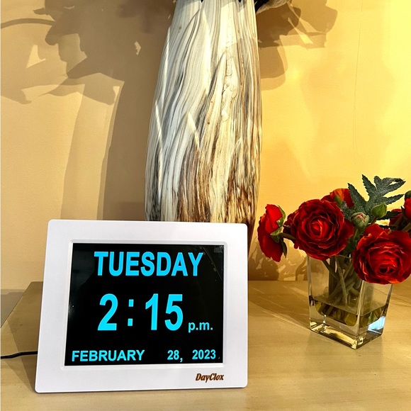 DayClox Wall Decor Dayclox 8 Digital Calendar Day Clock New Poshmark